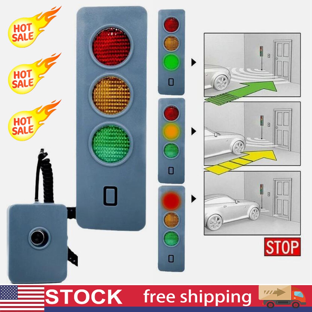 Garage Safe Light Auto Parking System Distance Stop Aid Car Guide Sensor GN