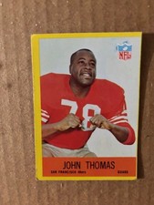 1967 Philadelphia #177 JOHN THOMAS  San Francisco 49ers  EX