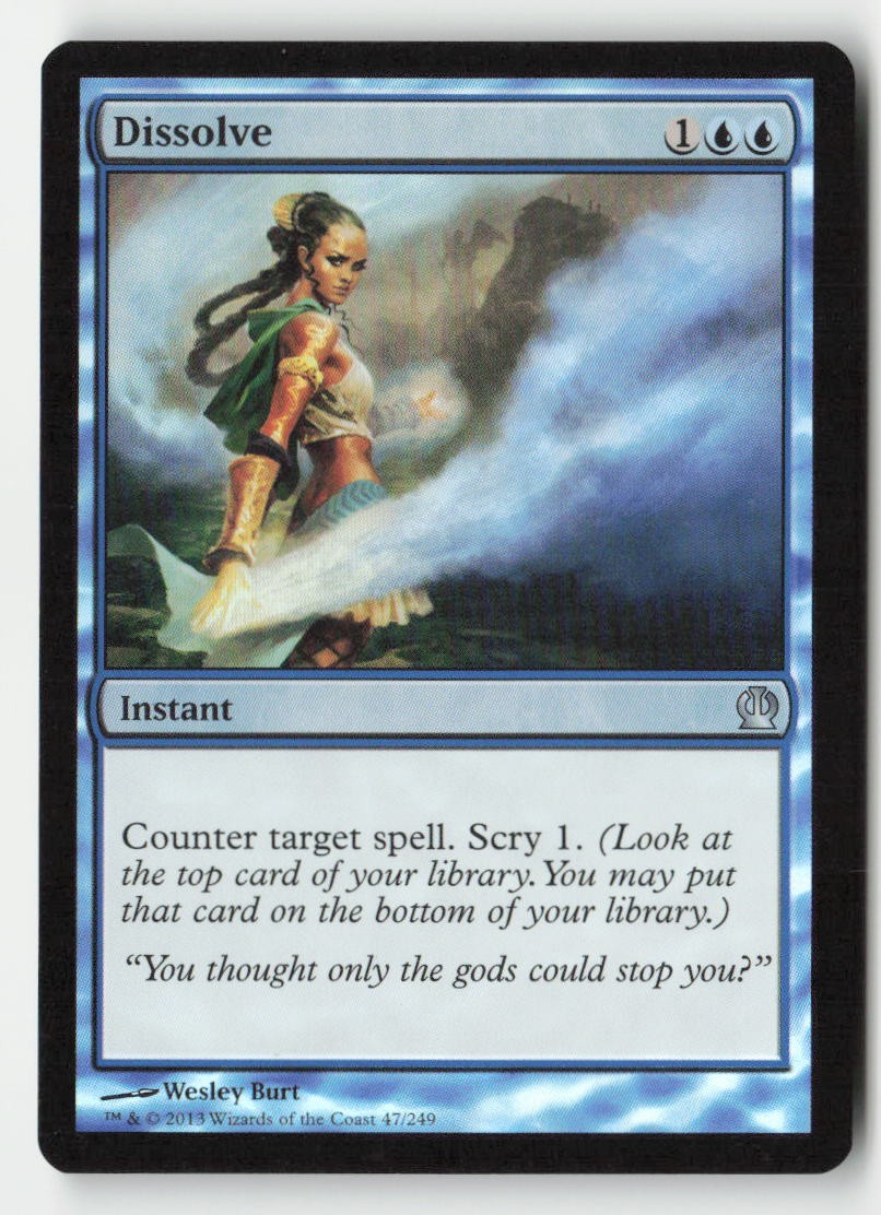 Dissolve 47 Uncommon Theros Magic: The Gathering Foil Near Mint