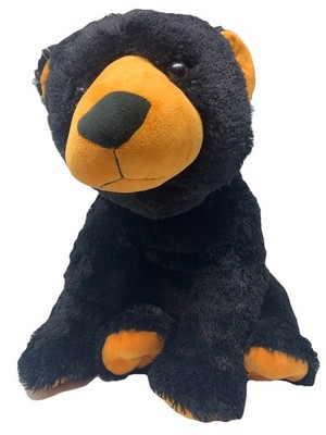 Wild Republic Cuddlekins Black Bear 18  Realistic Plush Stuffed Animal. *Clean