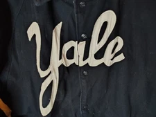 VTG Yale Bulldogs Stall & Dean Ivy League jacket dark blue size 5XL heavy canvas