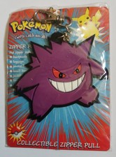 Vintage Pokemon Zipper Pull: Gengar Classic Collectable