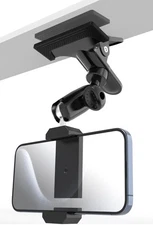 Sun Visor Metal Phone Holder for Car, [Two Swivel Ball Heads] Cellphone Holde...