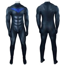 Nightwing Costume Cosplay Suit Dick Grayson Titans Season 1 Men Bodysuit