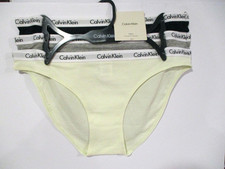 Calvin Klein women's Bikini cotton ribbed panties size Medium 3 pair