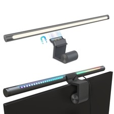 Monitor Light Bar, RGB Smart Computer Monitor Lamp for Gaming  Office, No Gl...