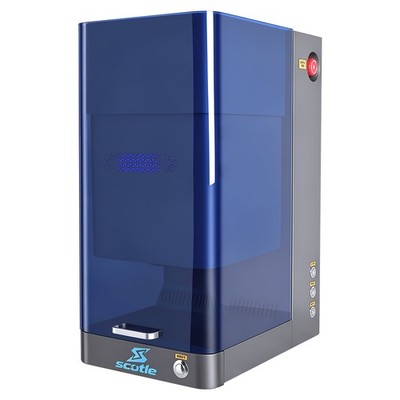 60W JPT Mopa Fiber Laser Enclosed Marking Machine Color Marker Metal Engraver AU