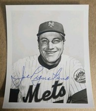 Joe Pignatano 3x5 B&W Photo New York Mets