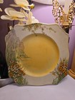 "Nancy" Royal Winton Grimwades Landscape Square Plate 8 5/8” Made In England