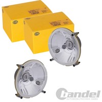 2X Hella FF Halogen Scheinwerfer Rund 24V Scheinwerfer Satz | 1A3 996 162-321
