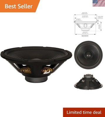 Dynamic 12-Inch Goldwood Woofer 8 Ohm   Exceptional Sound for Professionals