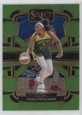 2024 Panini Select WNBA Concourse Neon Green Prizm /75 Nneka Ogwumike #90 1qg0