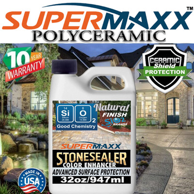 PAVER SEALER POOL DECKS, DRIVEWAYS, STONE PATIOS CONCRETE WALKWAYS - ONE QUART