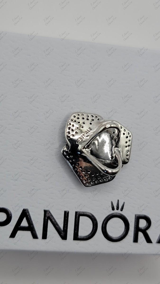 Perfume Rose Colgante Charm 925 Plata Esterlina Charm Cabe Para Pandora Pulsera Collar, Zirconia Cúbica, Circonita Cúbica Sintética