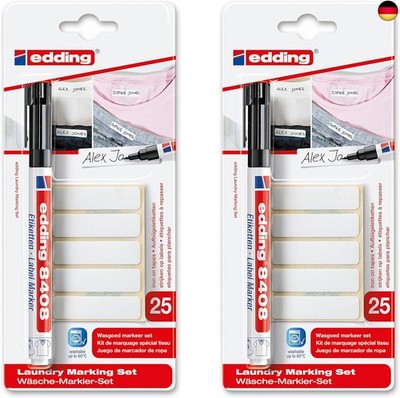 edding Label Marker - Zum dauerhaften Beschriften von Textilien/Schuhen