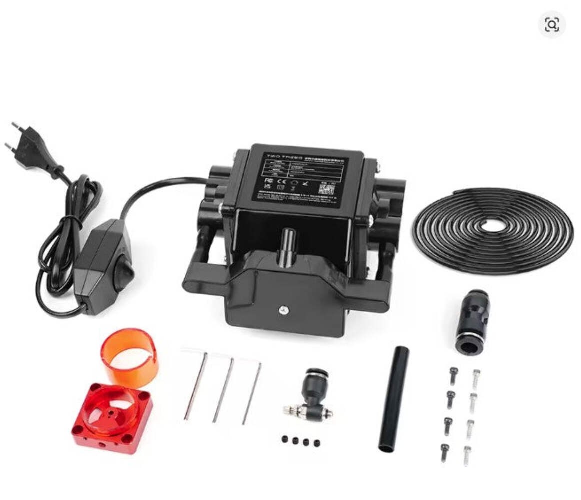 Kit de asistencia de aire de dos árboles para máquina grabadora láser