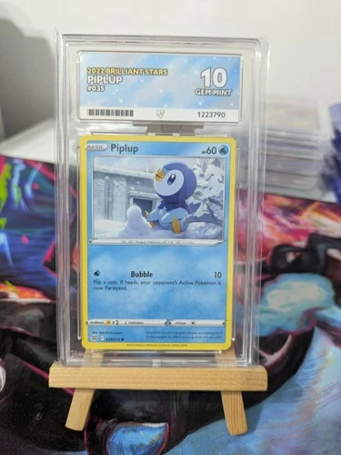 Piplup 035/172 ACE graded card