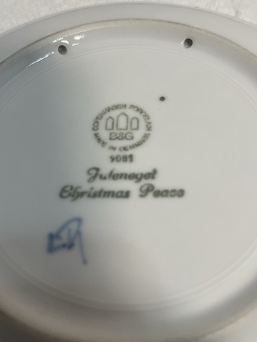 Bing & Grondahl 1981 Christmas Plate "Christmas Peace" 7 Inch 2158 - Picture 5 of 5