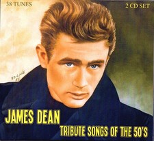 JAMES DEAN TRIBUTE SONGS OF THE 50's 2 CD Set 38 SONGS Newly Released! GREAT!