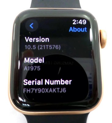 HERMES Apple Watch Series 4 With GPS / Lte. 40mm Stainless Steel