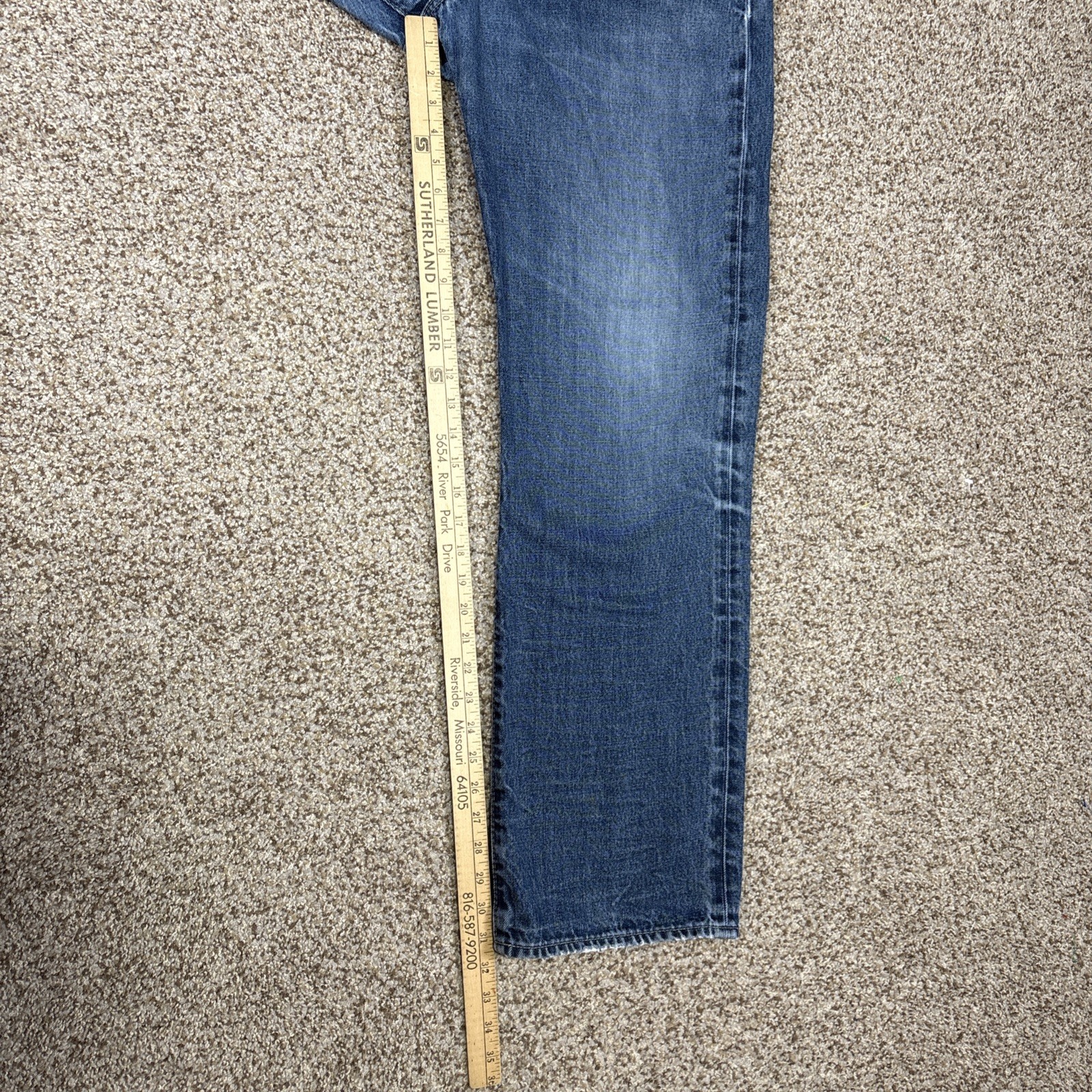 Polo Ralph Lauren Jeans Mens 38x32 Straight Denim (37x31.5) - View 9