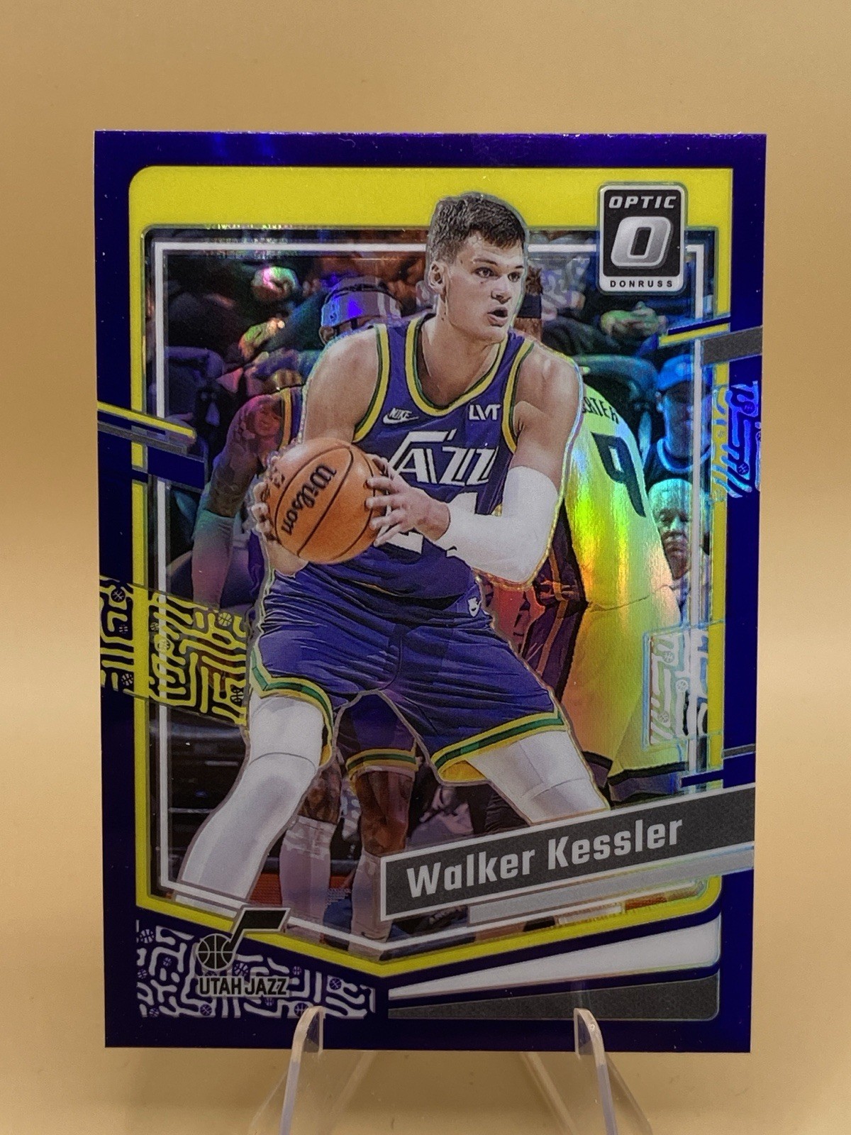 Walker Kessler Purple Prizm 2023-24 Panini Donruss Optic #25 Trading Card NBA
