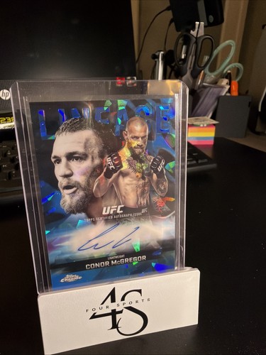 2026 Topps Chrome Sapphire  UFC Conor McGregor Blue Sapphire Auto