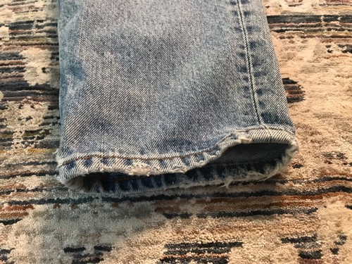 Jean vintage Levi's 560 taille 34x30 coupe ample jambe conique made USA #635 - Photo 6/15