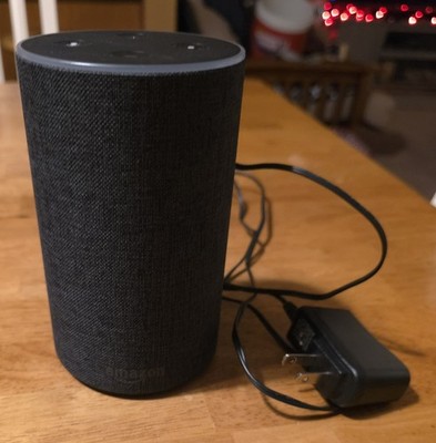 Amazon Echo (2nd Generation) Smart Assistant - Charcoal Fabric