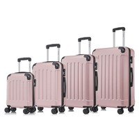 Koffer Suitcase Set, Trolley Reisekoffer, Rollkoffer HandgepäCk, RoséGold