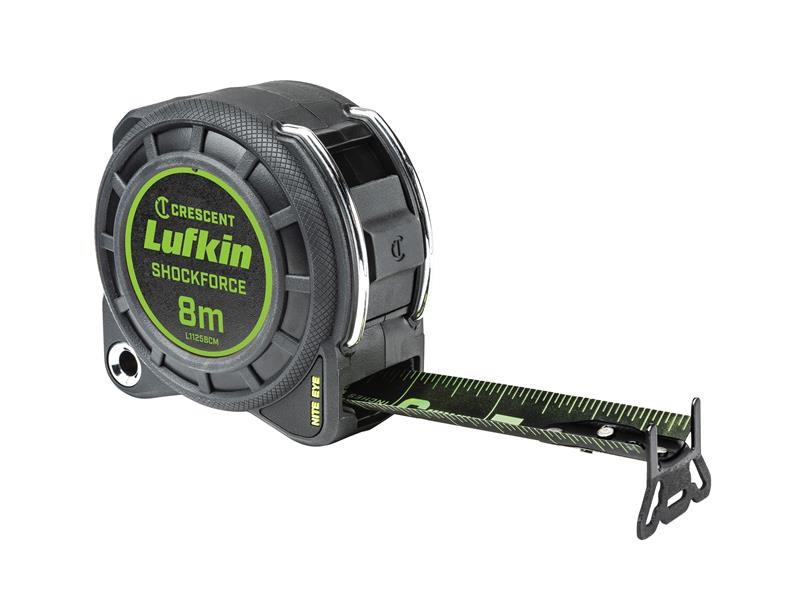 Crescent Lufkin® Shockforce Night Eye Dual-Sided Tape 8m (Width 30mm) (Metric o