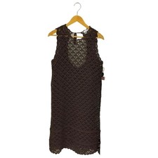 Ganni metallic crochet dress ladies' Used BAZZ-0
