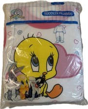 1999 Vintage Baby Looney Tunes Toddler Pajamas 1T