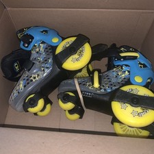 Fun Roll Blue/Yellow Adjustable Youth 11-2 Roller Derby Skates 5074-682216217