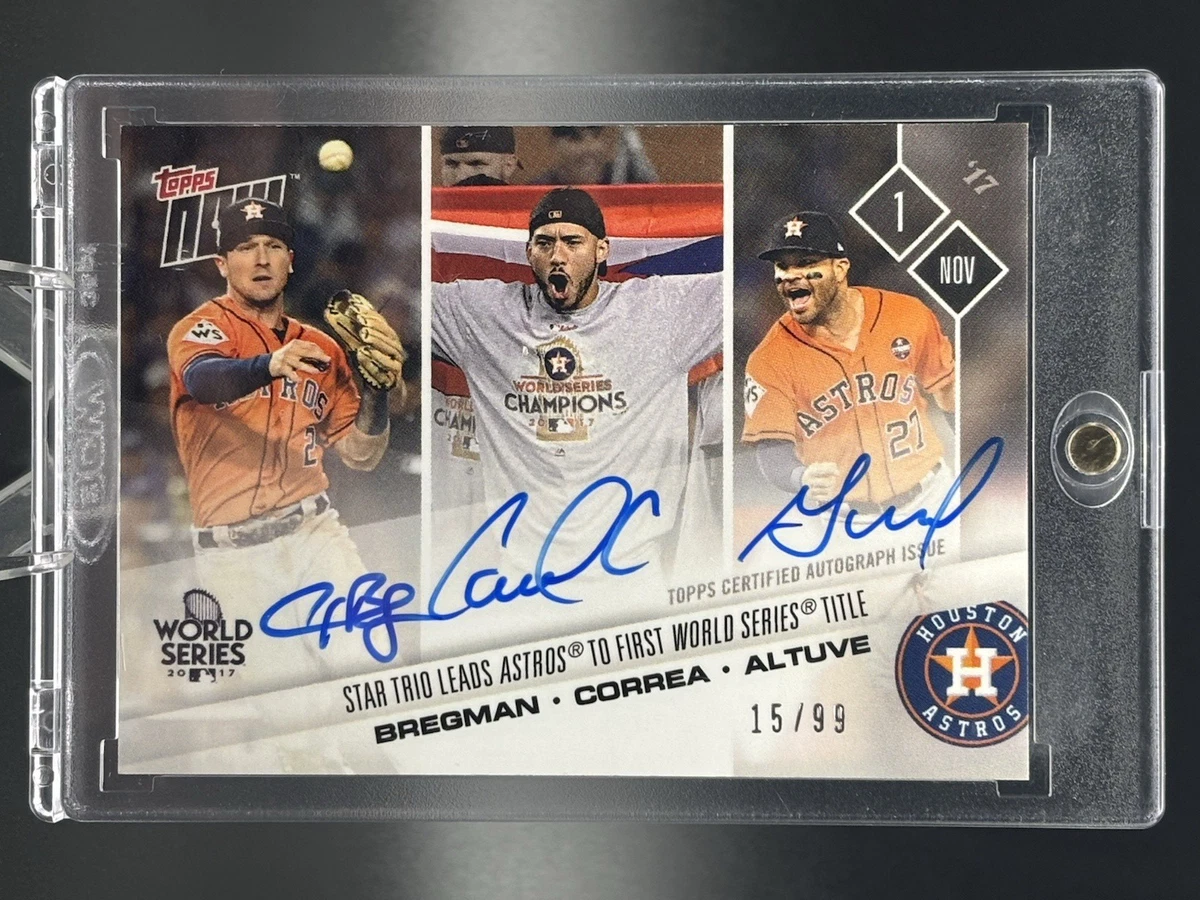 Alex Bregman Baseball Sports Trading Cards & Accessories Rookie 