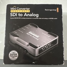 NEW BLACKMAGIC DESIGN MINI CONVERTER HEAVY DUTY SDI to ANALOG
