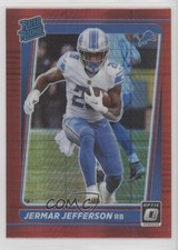 2021 Panini Donruss Optic Rated Rookie Red Hyper Prizm Jermar Jefferson 18zu