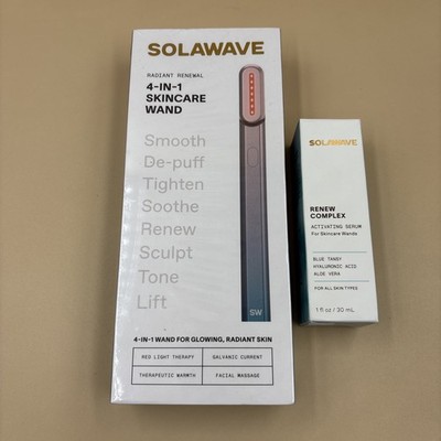 SOLAWAVE 4 in 1 wand Radiant Renewal + SERUM, Set (brand new)