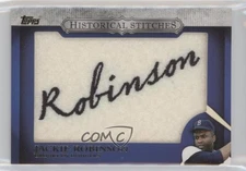2012 Topps Manufactured Historical Stitches Jackie Robinson #HS-JR HOF
