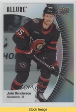 2023-24 Upper Deck Allure Black Rainbow Jake Sanderson #42 READ 1t4w
