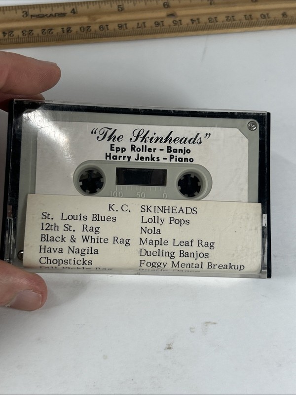 SCARCE-K.C. Skinheads Cassette Tape-Epp Roller, Harry Jenks-Jazz-Private Press