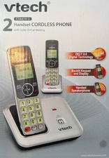 VTech CS6419-2 DECT 6.0 2 Handset Cordless Phone W/ Caller ID And Call Waiting
