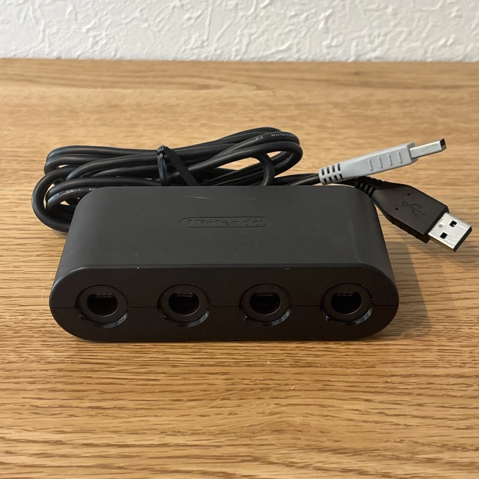 OEM Nintendo Gamecube Controller USB Adapter for WiiU and Switch WUP-028 Japan - Image 2 of 4