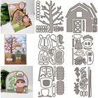 DIY Metal Cutting Dies Farm Horse Stencil Die Embossing Scrapbooking Paper Craft