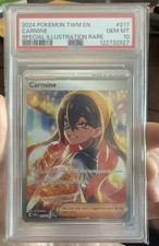 Pokémon Carmine 217/167 Twilight Masquerade SIR Holo PSA 10 on eBay