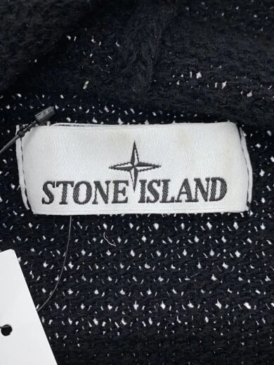STONE ISLAND MAGLIA Maglione con cappuccio e zip M Lana BLK 8115567A3 