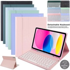 Keyboard Leather Case Cover For iPad 7th 8th 9th 10th 11th Air 3 4 5 6 Pro 11''