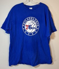 Philadelphia 76ers NBA Basketball Shirt Men’s XL Korkmaz #30 Blue Tee Cotton