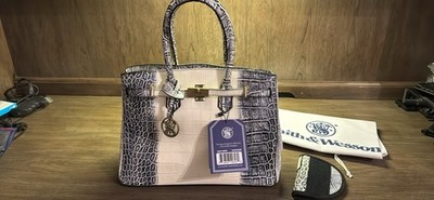 NWT Smith & Wesson Croc Print Handbag Self Defense Concealed Carry CCW Bag