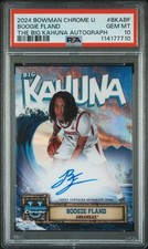 Boogie Fland 2024 Bowman Chrome University The Big Kahuna Auto SP PSA 10